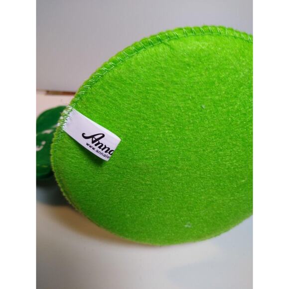 ANNALEE Irish St Patrick's Day Cute White Mouse Pink Ears Doll Vintage Kitsch 8" - Picture 7 of 8